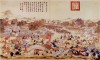 Egy 1756-os ojrát-mandzsu csatáról készült kínai festmény